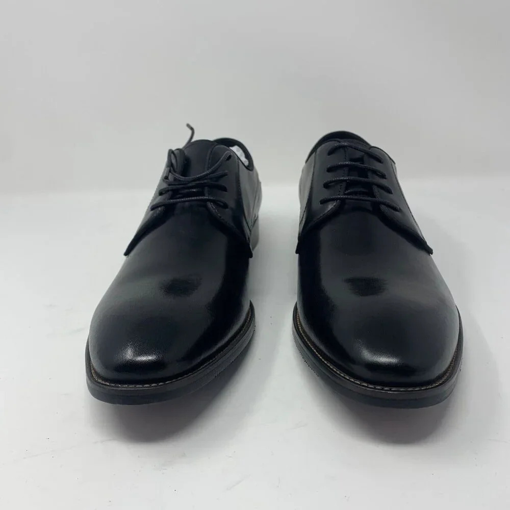 Vintage Foundry Co Elias VF1187 Dress‎ Shoes Men's 9 Black Leather Oxfords S0669